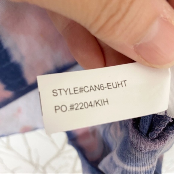 TERRA & SKY Tie Dye Textured Balloon Sleeve 14W - Picture 14 of 15